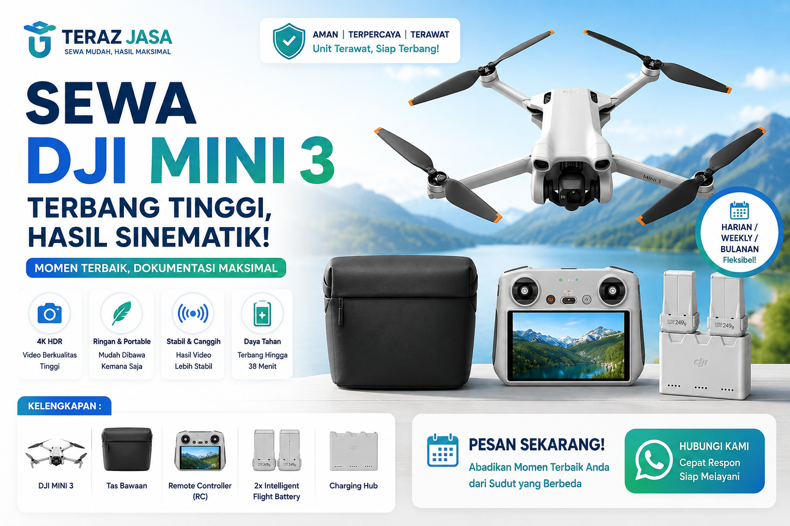 Sewa DJI MINI 3